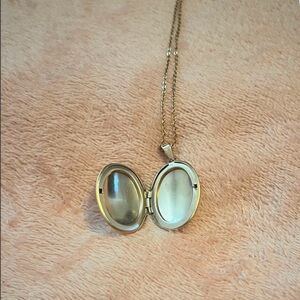 Gold-Tone Locket Necklace